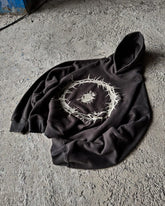 Threebooy Y2k Sweatshirt Hoodie Hip Hop Harajuku New Mens and Womens Long Sleeved Tops Casual Versatile Cotton Loose Hoodies Streetwear